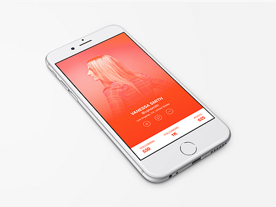 DailyUI 006 - User Profile 006 dailyui design mobile orange profile ui user profile