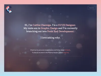 Portfolio Site Refresh desktop portfolio portfolio site ui ux