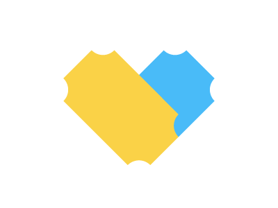 2 tickets | Travel blog blog logo logotype mark symbol ticket travel