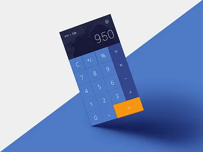 DailyUI #004 - Calculator 004 app calculator daily dailyui design numbers ui ux