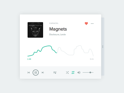 Daily UI 009 - Music Player dailyui music player