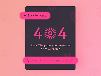 404 Error Card 008 404 404 page 404 ui dailyui error card ui web