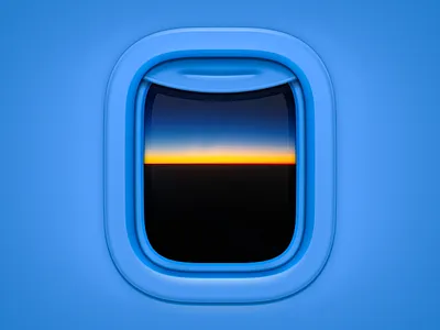 Aircraft Window 2 aircraft airplane app icon blue cloud icon ios icon mac icon mac os icon macos icon os icon osx icon plane sandor sky skyline window