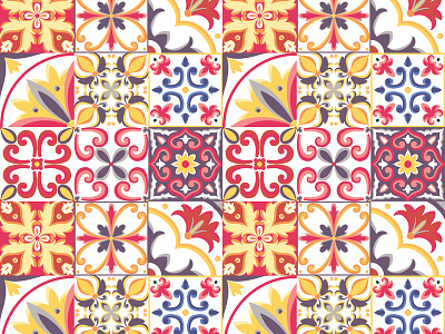 Italian tile pattern ceramic decor italian italy pattern seamless tile