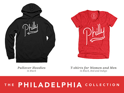 Philly at Cotton Bureau bureau calligraphy city cotton handwritten monoline music philadelphia print sports t shirt typography