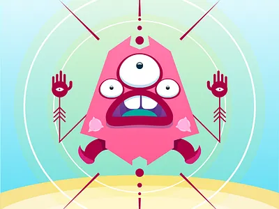 Avatarus kaiju monster series vector