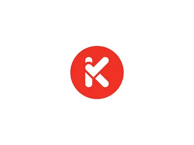 Kiddo Icon check dot icon k logo red