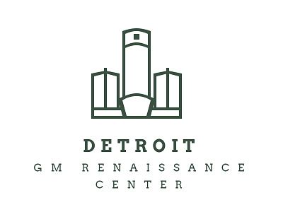 Gm Renaissance Center architecture city detroit gm icon