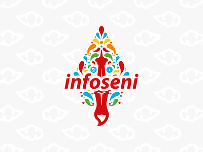 Info Seni Jogja Logo art colorful fun heritage jogja logo pop splash traditional tugu