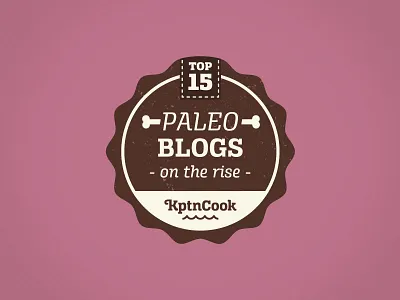 Paleo Blogs Badge badge blog blogger bone caveman diet food paleo recipes texture