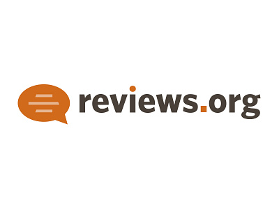 Reviews.org Logo Concept conversation logo reviews talk