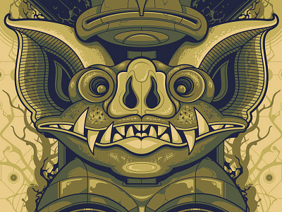 Nightmare Relic - Detail 1 bat beast creature demon god halloween nightmare relic totem