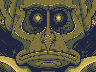Nightmare Relic - Detail 3 creature demon halloween mask nightmare ogre relic totem
