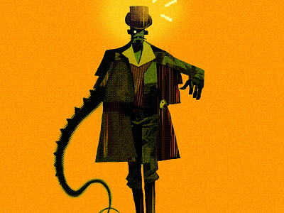 Alien Cowboy alien art cowboy illustration scifi