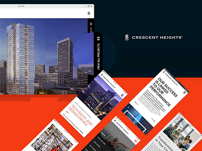 Crescent Heights - Responsive site brand web responsive