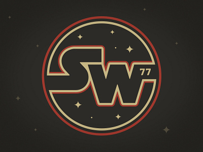 SW 77 custom design disney galaxy graphic icon illustration retro robot space star wars torch