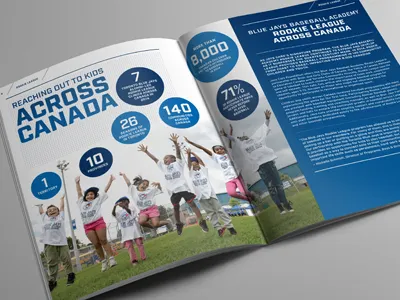 Toronto Blue Jays annual report baseball blue jays community report sports toronto blue jays