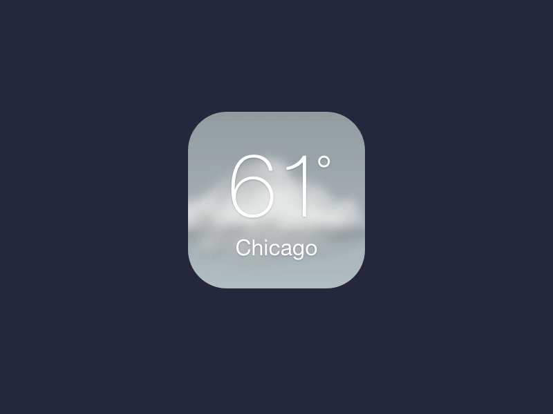 Day 005 - App Icon 005 app icon apple pls dailyui weather