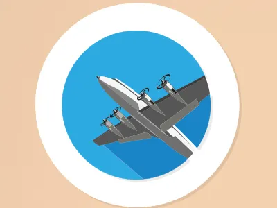 Tc482 badge illustration logo plane
