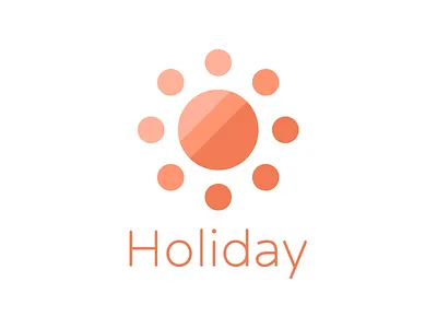 Holiday illustration logo