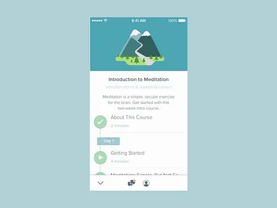 Course Content boston catalog course education learning meditation mobile platform