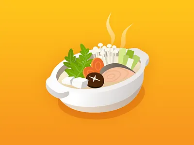 Nabe icon illustration