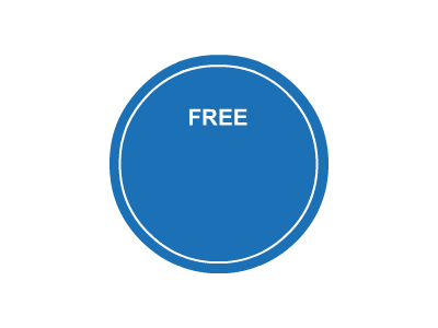 Free Parking animated animation blue circle dot gif