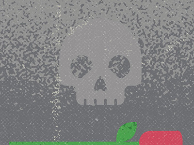 Graveyard Art cover art graveyard illustrator music rose skull texture vector