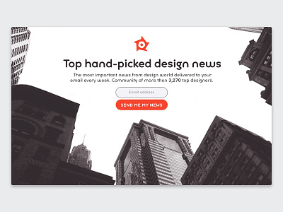 Subscribe to newsletter landing design landing miloskiy newsletter ui ux web