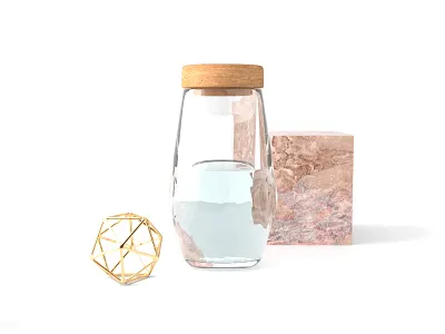 Trendy Objects 3d finland glass helsinki illustration industrial design modeling realistic rendering steel water