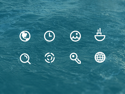 Ocean Icons icon design icons illustration ocean