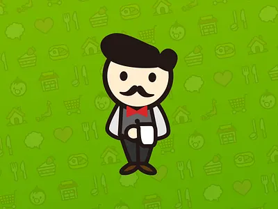 Cafe Master icon illustration