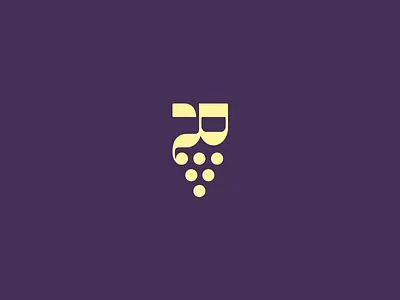 Retsina Wine letter logo mark monogram symbol wine