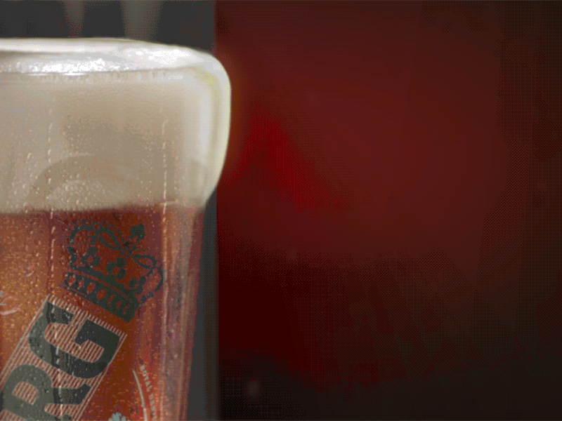 Tuborg Rich Taste 3d animated gif beer foam glass rich taste tap tuborg