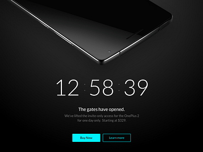 Shot 017 - Special Offer dark exclusive interface mobile offer oneplus product special time ui user