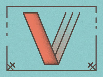 V alphabet letter type