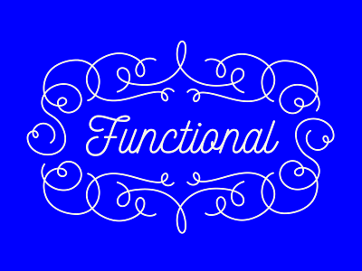 ~*~Functional~*~ filigree flourish script