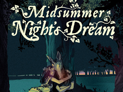 Midsummer Night's Dream animation art code css illustration interactive