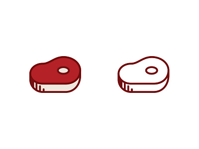 Meat - WIP icon line meat steak simple