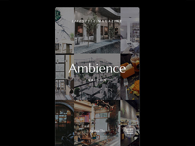 Ambience Magazine Moodboard branding lifestyle magazine mobile moodboard saigon ui