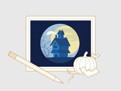 Trick or treat! Halloween freebie from Eight Black Dots ebdots eight black dots free freebie halloween illustrations scary spookie