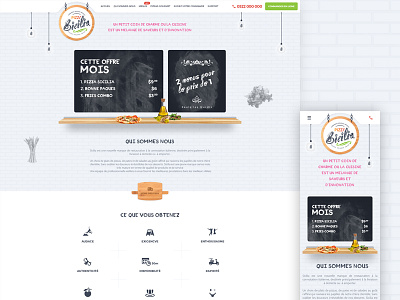 Pizza Sicilia Restaurant UI/UX Website creative envaios food mobile pizza responsive restaurant uiux