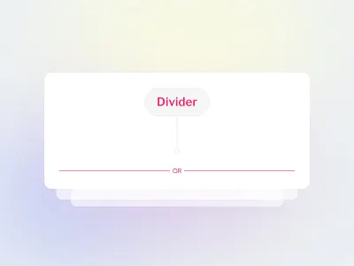 UnifiedUI - Divider Component component components design design system divider divider component figma minimal minimalistics ui unified ui unifiedui ux website