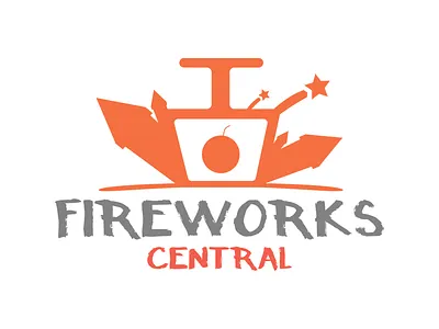 Fireworks Central brand branding design fireworks identity logo