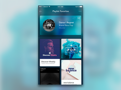 Day 9: Music Player 009 dailyui music music player player playlist spotify