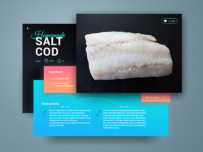 009 Recipe Card recipe ui ux