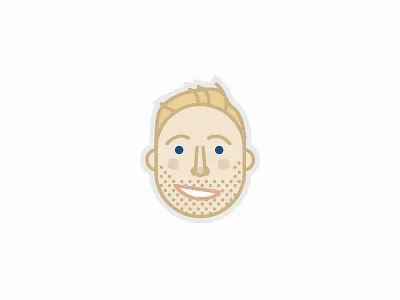 Nick Avatar Dribbble avatar character illustration illustrator minimal profile ui vector webdesign