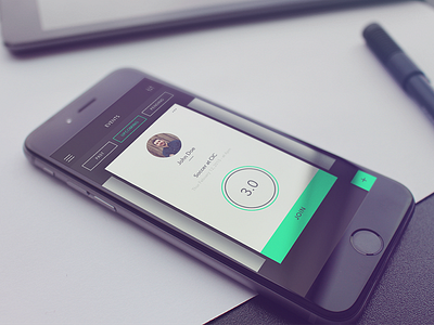 Events app communities design events friends ios iphone minimal mock network simple social