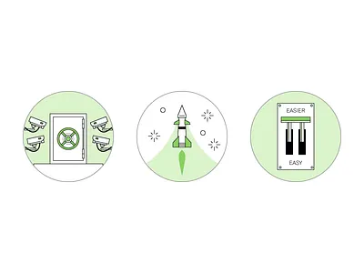 New Graphic Styles easy encryption graphics security speed vector