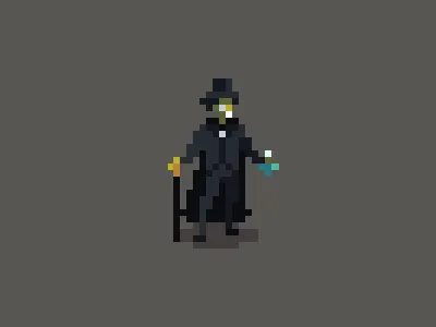 Halloween Countdown #6 dr jekyll and mr hyde halloween pixel art